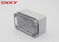 Πλαστικό μικρό κιβώτιο ABS με το διαφανές PC κάλυψης αδιάβροχο συνδέσεων κιβώτιο συνδέσεων κιβωτίων υπαίθριο ηλεκτρικό 110*80*70 χιλ.
